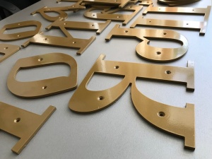 Буквы из металла