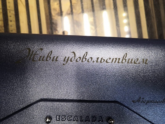 Гравировка на ежедневнике