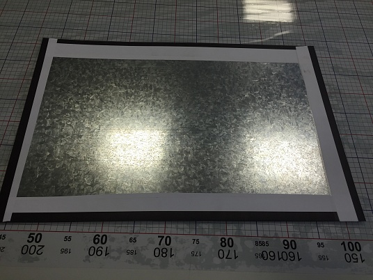 Табличка из оцинковки