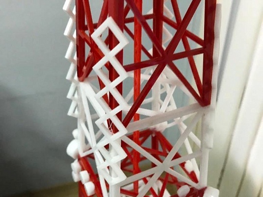 Изготовление макета телевышки.