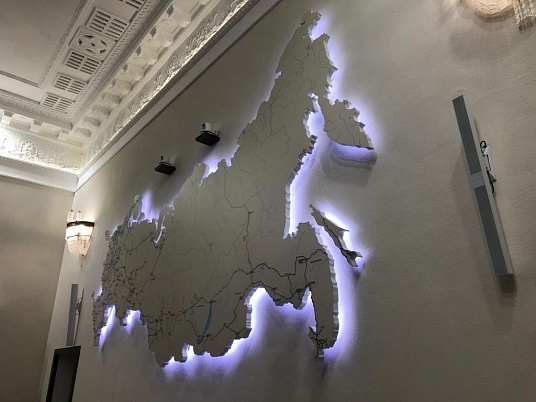 Изготовление объемных световых карт