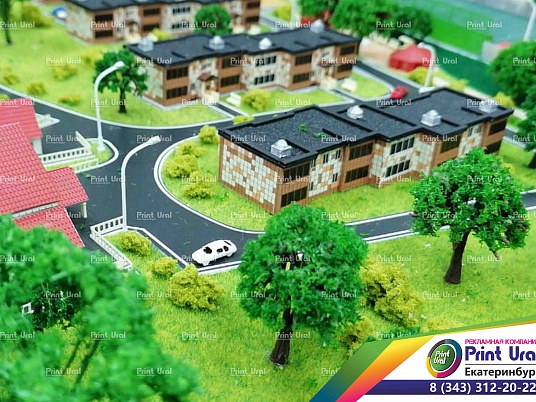 Макет спортивного комплекса