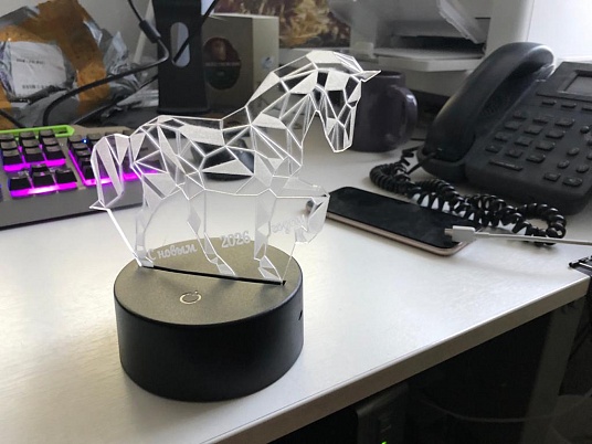 Подставка настольная светильник