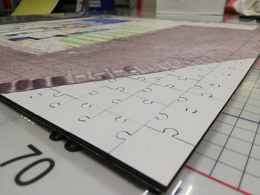 Изготовление пазлов