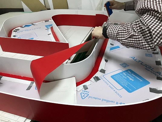 Изготовление объемных несветовых букв