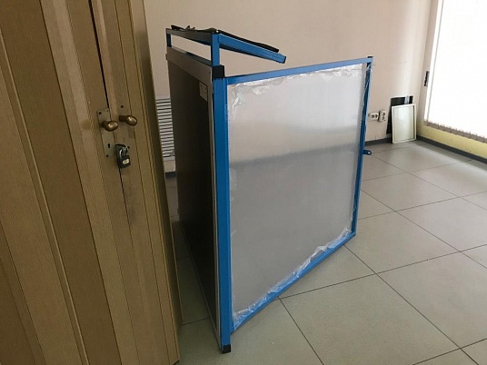 Стенд уличный информационный со стеклом, с замком.