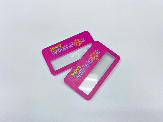 Бейджи из пластика ПВХ